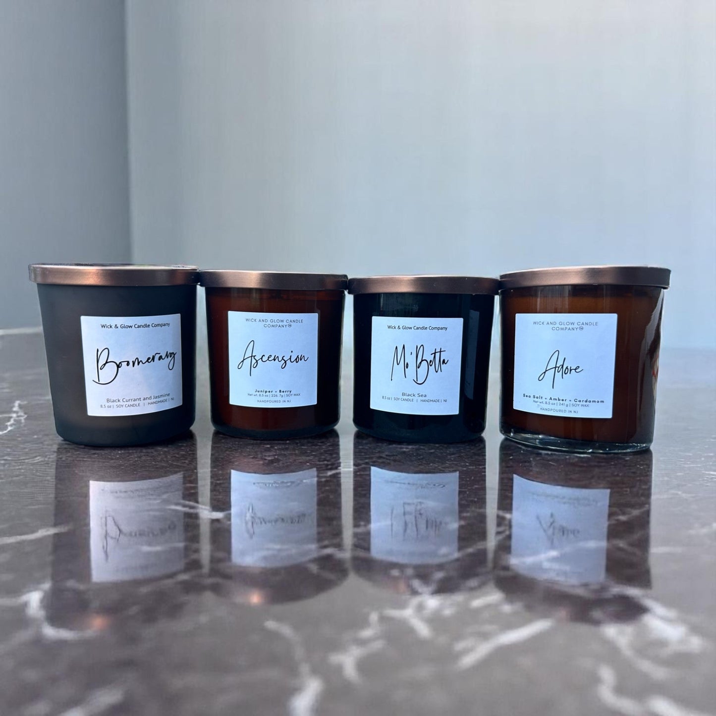 Men of R&B Vol. 2 | Luxury Soy Wax Candle Gift Set | 4-Candle Collection