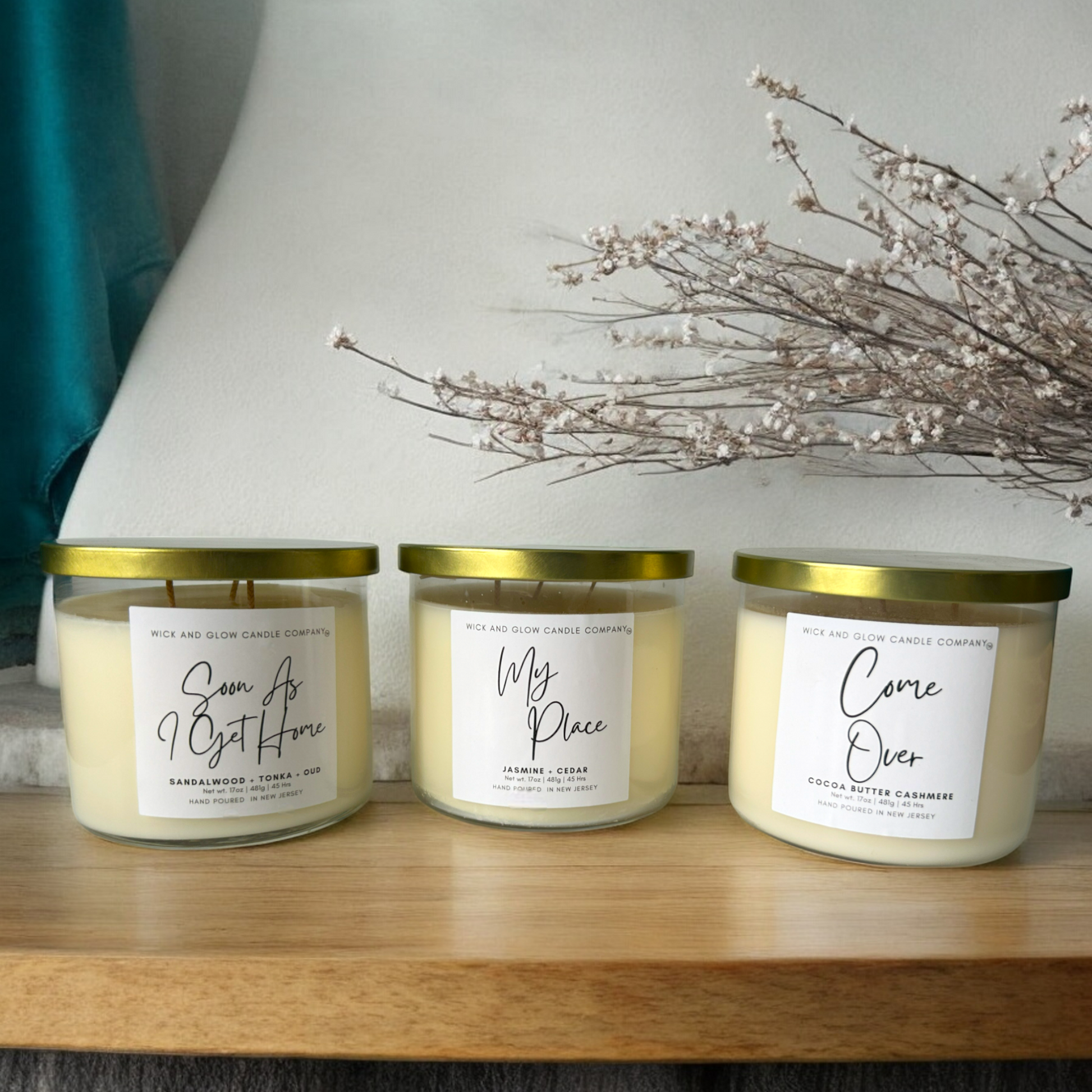 Fall 4 U | Luxury Soy Wax Candle Collection | 3 Wick Fall Candle Set
